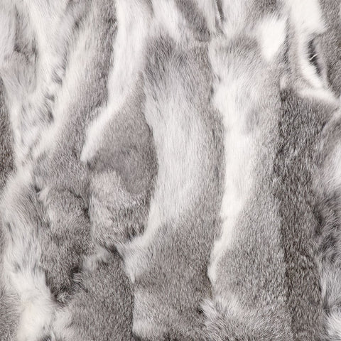 Kylie Throw in Rabbit Fur