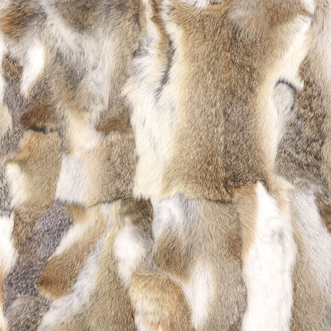 Kylie Throw in Rabbit Fur