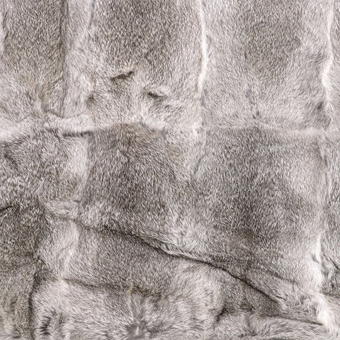 Kylie Throw in Rabbit Fur