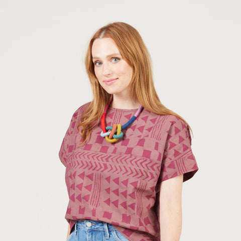 Water Bowline Rainbow Necklace