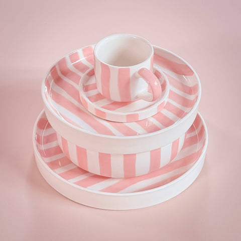 Mug Rose Stripes