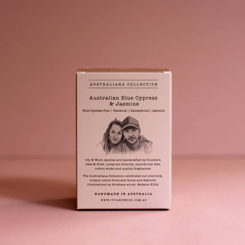 Blue Cypress & Jasmine Soy Candle