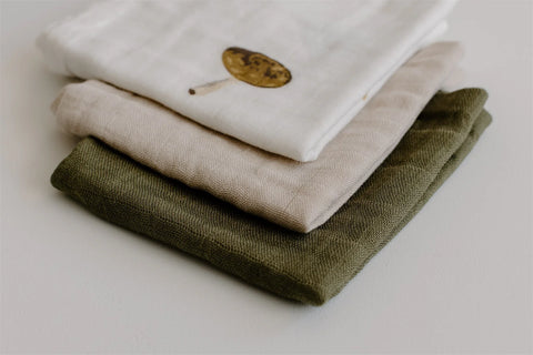 Organic Muslin Facecloths