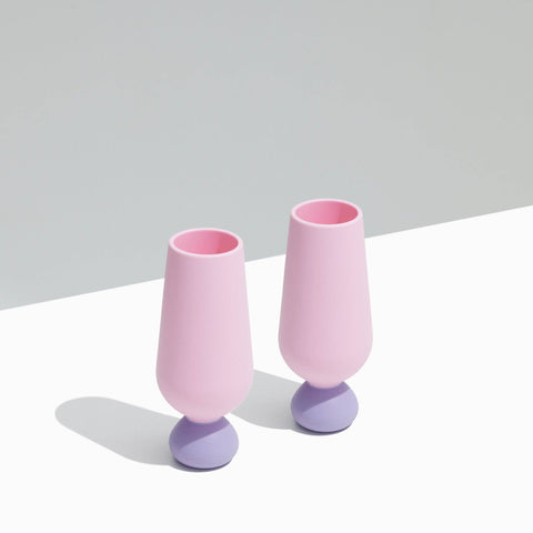 Bubble Champagne Flute Set