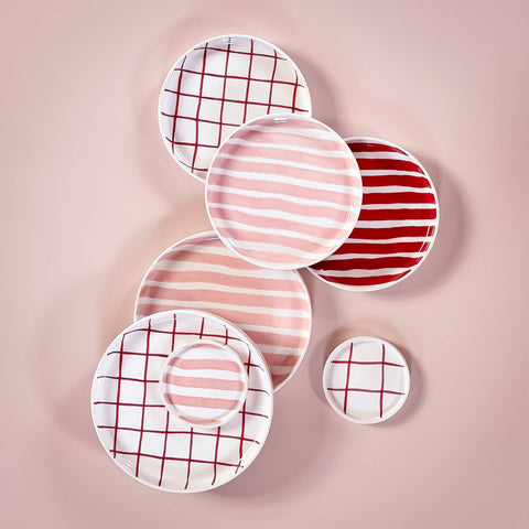 Espresso Set - Rose Stripes