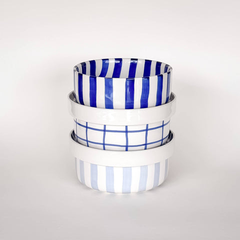 Bowl Blue Stripes