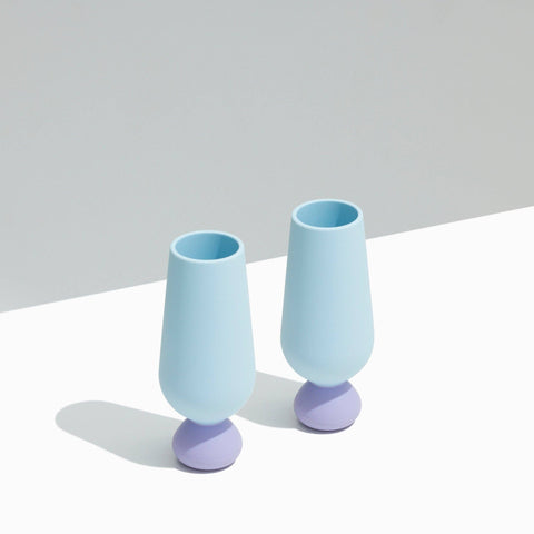 Bubble Champagne Flute Set