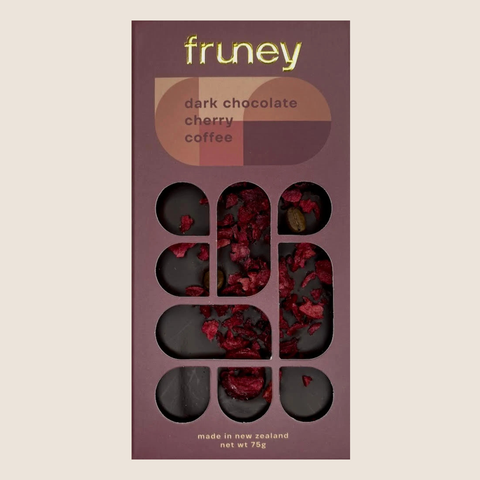 Fruney - Dark Chocolate, Cherry & Coffee Bar