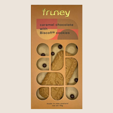Fruney - Caramel Chocolate & Biscoff Cookies Bar