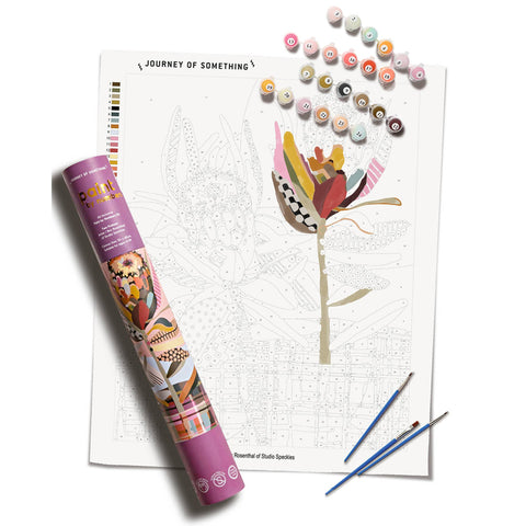 Paint by Numbers - Two Proteas