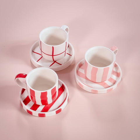 Mug Rose Stripes