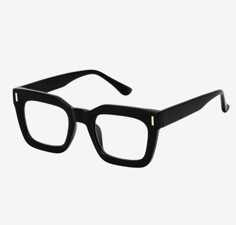 Contour Frame Readers in Black, product shot