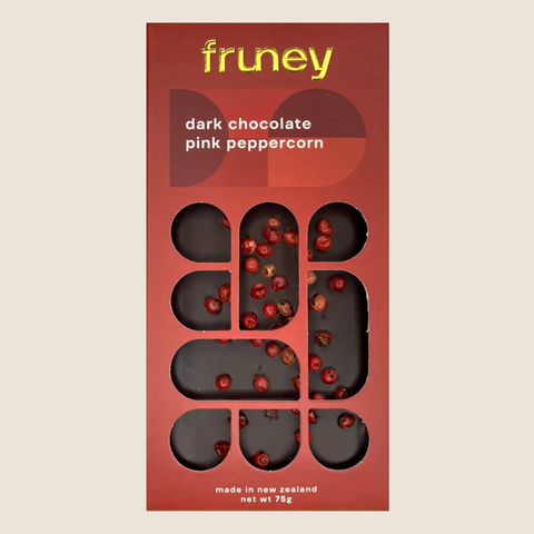Fruney - Dark Chocolate & Pink Peppercorn