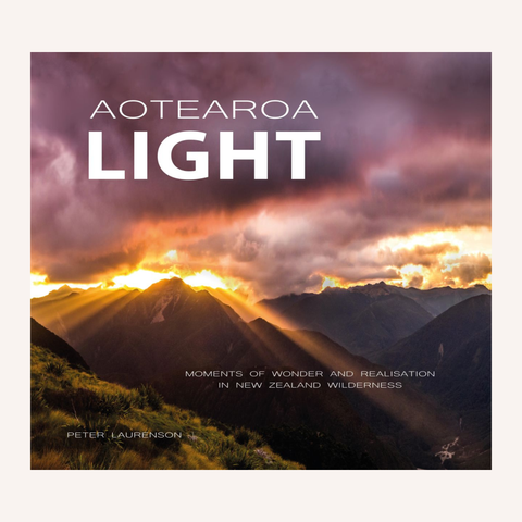 Aotearoa Light landscape photography book cover