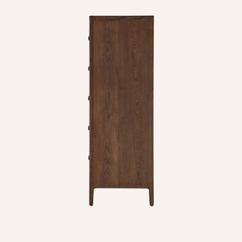 Arden high dresser styled in a bedroom setting