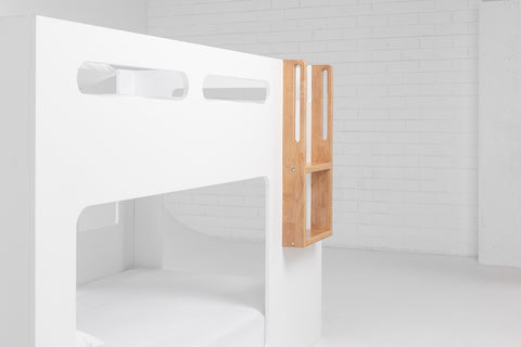 Atlas bunk bed full view showing connection points and bracing