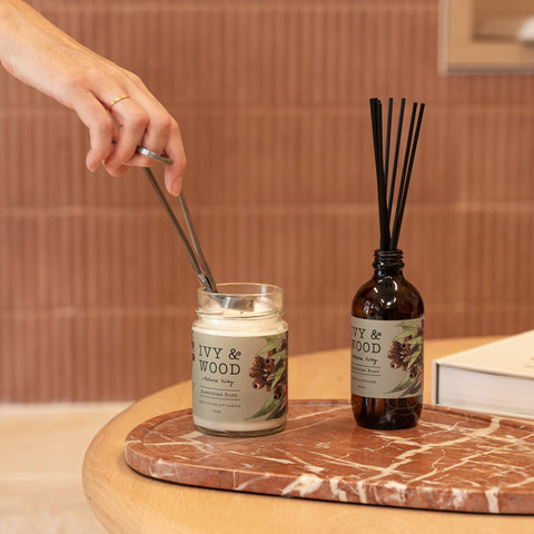 Australian Bush Soy Candle styled