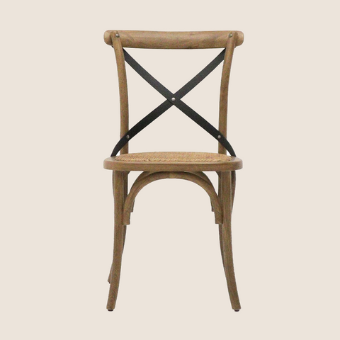 Bentwood dining chair Natural finish, front profile