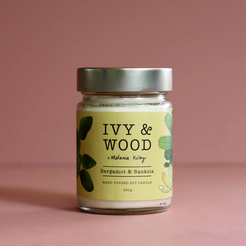Bergamot & Banksia Soy Candle product shot