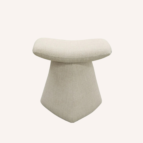 Bimi Ottoman side profile showing textured surface and organic form