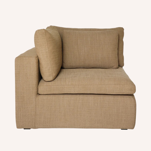 Bisque 5 Piece Modular Sofa arm module