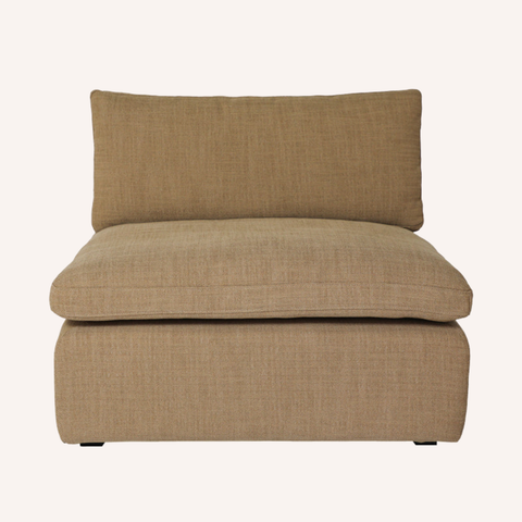Bisque 5 Piece Modular Sofa armless module