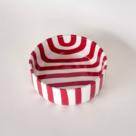 Bowl Sunset Stripes, ceramic