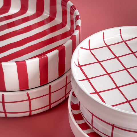 Bowl Sunset Stripes styled