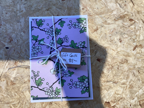 Gift Cards x 4 Lucy Blue