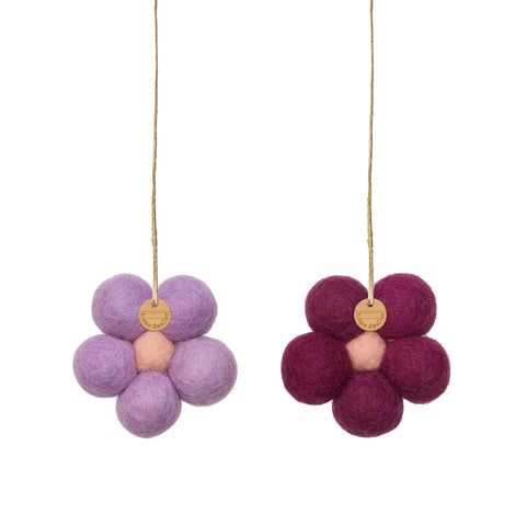 Felt flower freshener  — unique gift idea