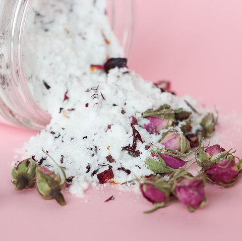 Floral Bath Milk Rose and Coconut packaging