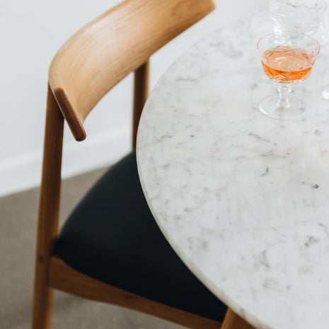 Freddie dining chairs set of four styled around a dining table