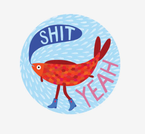 Shit Yeah Fridge Magnet, product shot