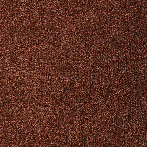 Close-up of Grain Hazelnut Cushion Cover knotted cotton fabric and fringe trim