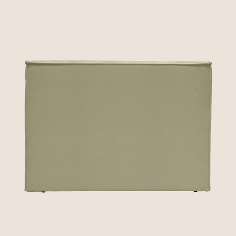 Harry headboard in khaki colourway, front view
