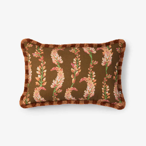 Penny Brown Linen Cushion