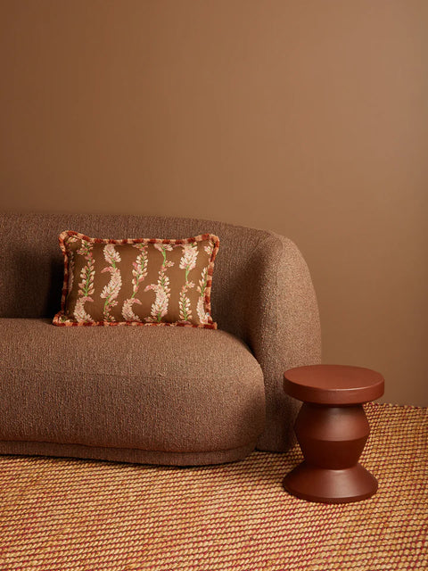 Penny Brown Linen Cushion