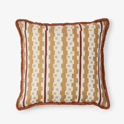 Bauhaus Tan Linen Cushion
