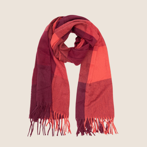 Scarf - Mulled Wine Check