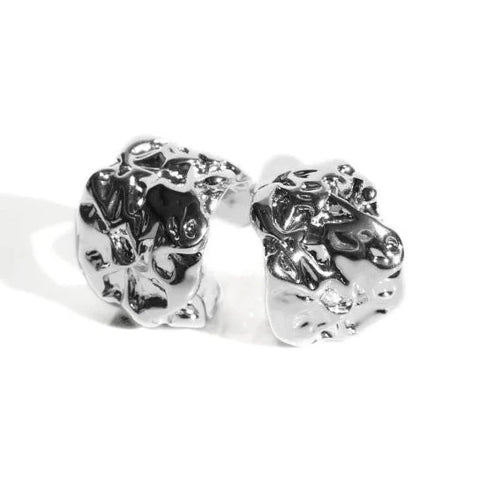 Molten Drop Earrings, close-up