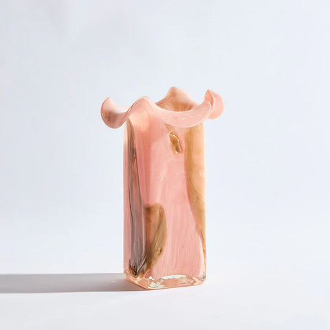 Cubist Vase - Salmon