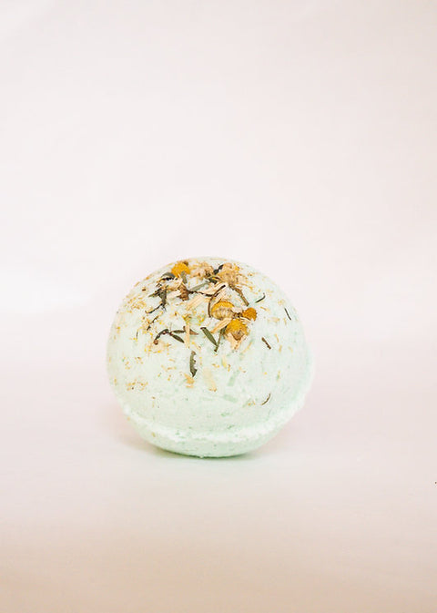 Mint, Manuka + Chamomile Bath Bomb