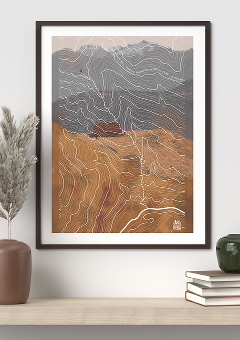 Brewster Hut Print