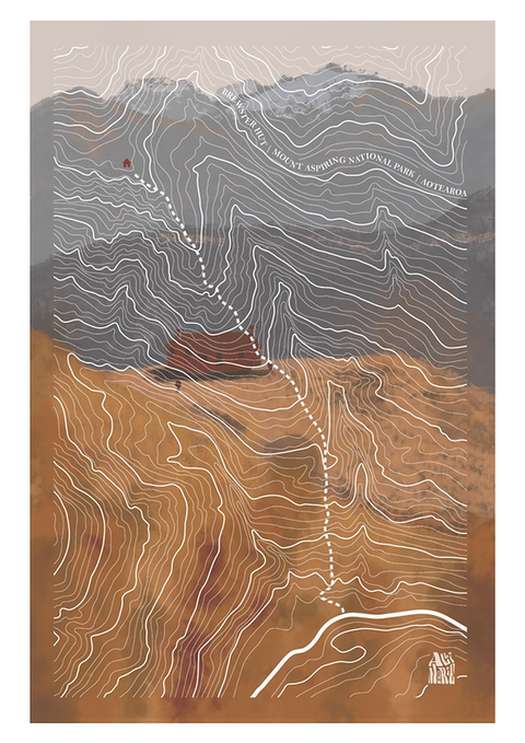 Brewster Hut Print