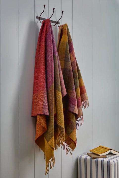 Harlequin Autumn NZ Wool Throw NZ