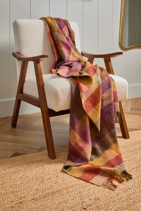 Harlequin Autumn NZ Wool Throw NZ