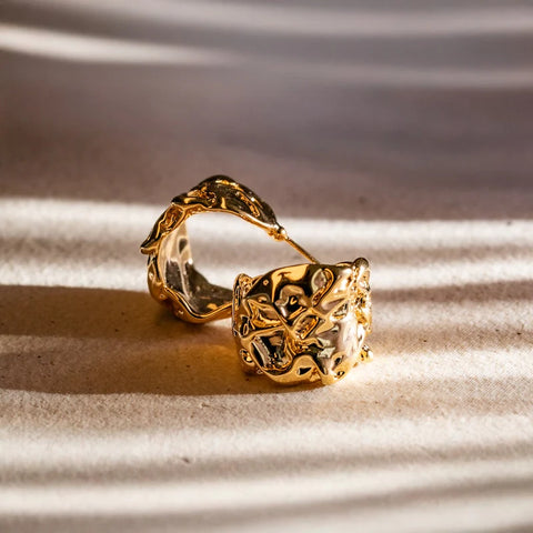 Molten Drop Earrings, product shot