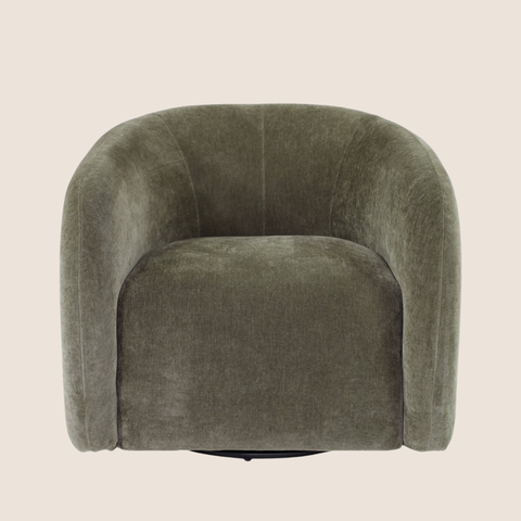 Ted Swivel Chair - Moss