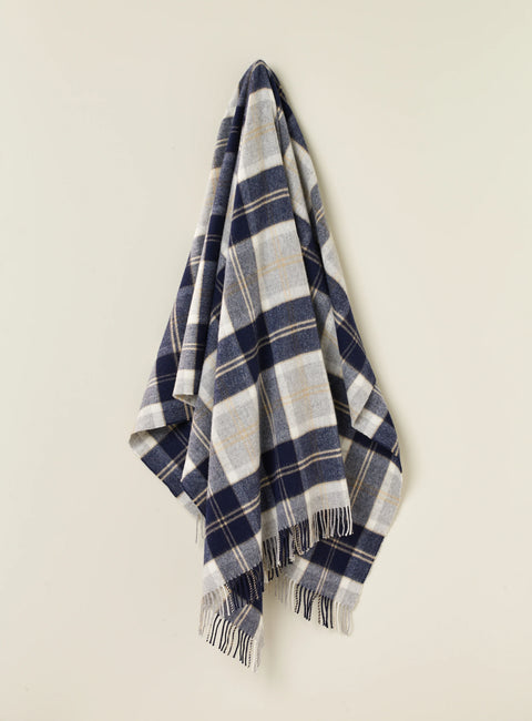 Bannochburn Silver 100% Merino Throw