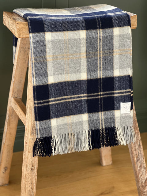 Bannochburn Silver 100% Merino Throw